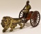 Kenton Cast Iron Lion w/ Pull Cart and Driver