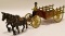 Early Cast Iron Wilkins Donkey Team with Cart