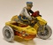 Marx Tin Litho Windup Police Motorcycle w/ Sidecar