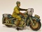 Germany Arnold Tin Litho Windup A-643 Motorcycle