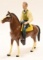 Vintage Hartland Wyatt Earp with Horse Figures