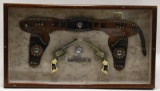 Hubley Texas Longhorn Cap Gun w/ Holster Display