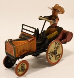 Marx Tin Litho Windup Whoopee Cowboy Car