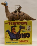 Marx Fred Flintstone On Dino Battery Operated