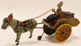 Marx Tin Windup Hee Haw Mule Cart