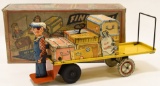 Unique Art Tin Windup Finnegan Luggage Carrier