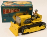 Linemar Toys Tin Battery Op. Bulldozer