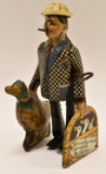 Louis Marx Tin Litho Windup Joe Penner & His Duck