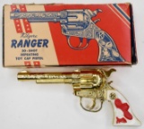Gold Kilgore Ranger Cap Gun Pistol