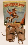 Western Boy Cowboy Outfit w/ Texan Jr. Cap Guns