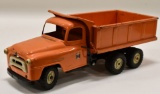 International Tru Scale Orange Dump Truck