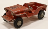 Oglesby Red Cast Aluminum Willy's Army Jeep