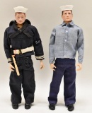 1964 Hasbro GI Joe Shore Patrol and Sailor Figures