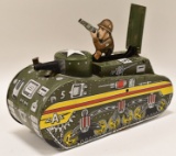 Marx Tin Windup Doughboy Army Tank