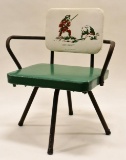 Vintage Davy Crocket Swivel Chair