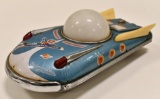 Tin Litho Battery Op. Universe Car Space Toy