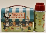 1959 Porky's Lunch Wagon Lunchbox w/ Thermos