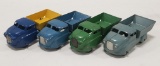 Lot of (4) Wyandotte Toys Dump Trucks