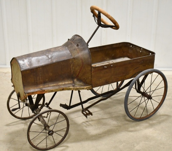 Early American National #4 Racer Pedal Car