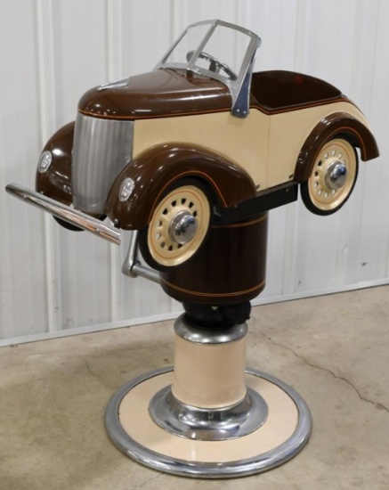 Custom Ford Garton Pedal Car Barber Chair