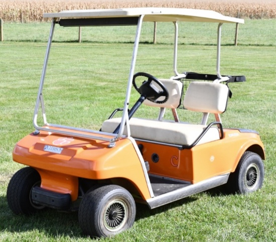 Custom Clemson Club Car Electric Golf Cart