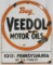 Vintage DSP Veedol Motor Oils Tombstone Adv Sign