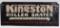 Vintage SST Kingston Roller Skates Embossed Sign