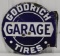 Vintage DSP Goodrich Garage Tires Flange Adv Sign