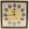 Antique Orthogon Lenses Advertising Clock