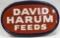 Vintage 4ft SST David Harum Feeds Embossed Sign