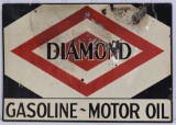 Large DSP Diamond Gasoline / Motor Oil Adv Sign