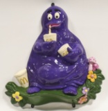 Vintage McDonalds Setmaker Grimace Wall Plaque