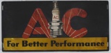 Early SST AC Spark Plugs Advertising Sign