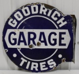 Vintage DSP Goodrich Garage Tires Flange Adv Sign