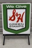 Vintage DST S&H Green Stamps Adv Curb Sign