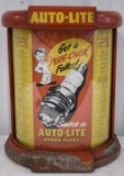 Vintage Auto-Lite Spark Plugs Countertop Display