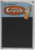 Vintage SST Orange Crush Chalkboard Adv Sign