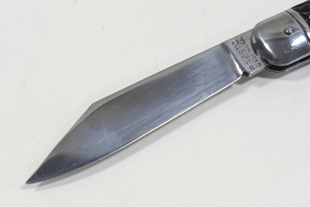 Vintage US Geo. Schrade Folding Pocket Hunting & Fishing Knife, fishing pocket knife