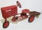 Repainted Castelli Pedal Tractor With Cart