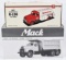 1/34 First Gear Mack Dump Truck & IH Tanker