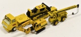 Mini Tonka Truck w/ Lowboy Dozer Excavator & Crane