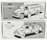 1/34 First Gear Diamond T Tanker & Ford Fire Truck