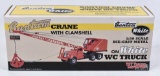 1/50 SpecCast Bantam Crane w Clamshell White Truck