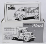 1/34 First Gear Mack Dump Truck & GMC Wrecker