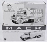 1/34 First Gear Mack Dump Truck & Fuel Tanker