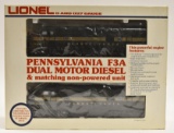 Lionel Pennsylvania F3A Dual Motor Diesel & Dummy
