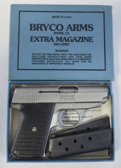 Jennings Bryco 38 .380 Auto Semi-Automatic Pistol