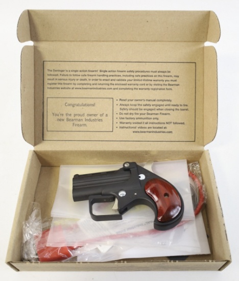 Bearman BBG380 .380 Auto Derringer New In Box