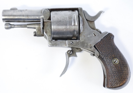 Antique British Bulldog .38 Cal. Six-Shot Revolver