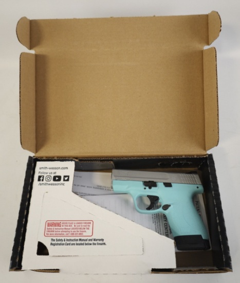 Smith & Wesson M&P9 Silver & Tiffany 9mm Pistol